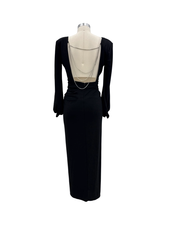 black cocktail dress revolve Women Dresses Michael Costello X Size:16.0 Vintage Prom Dresses Wedding dress Bbonlinedress Spaghetti Straps Sparkly