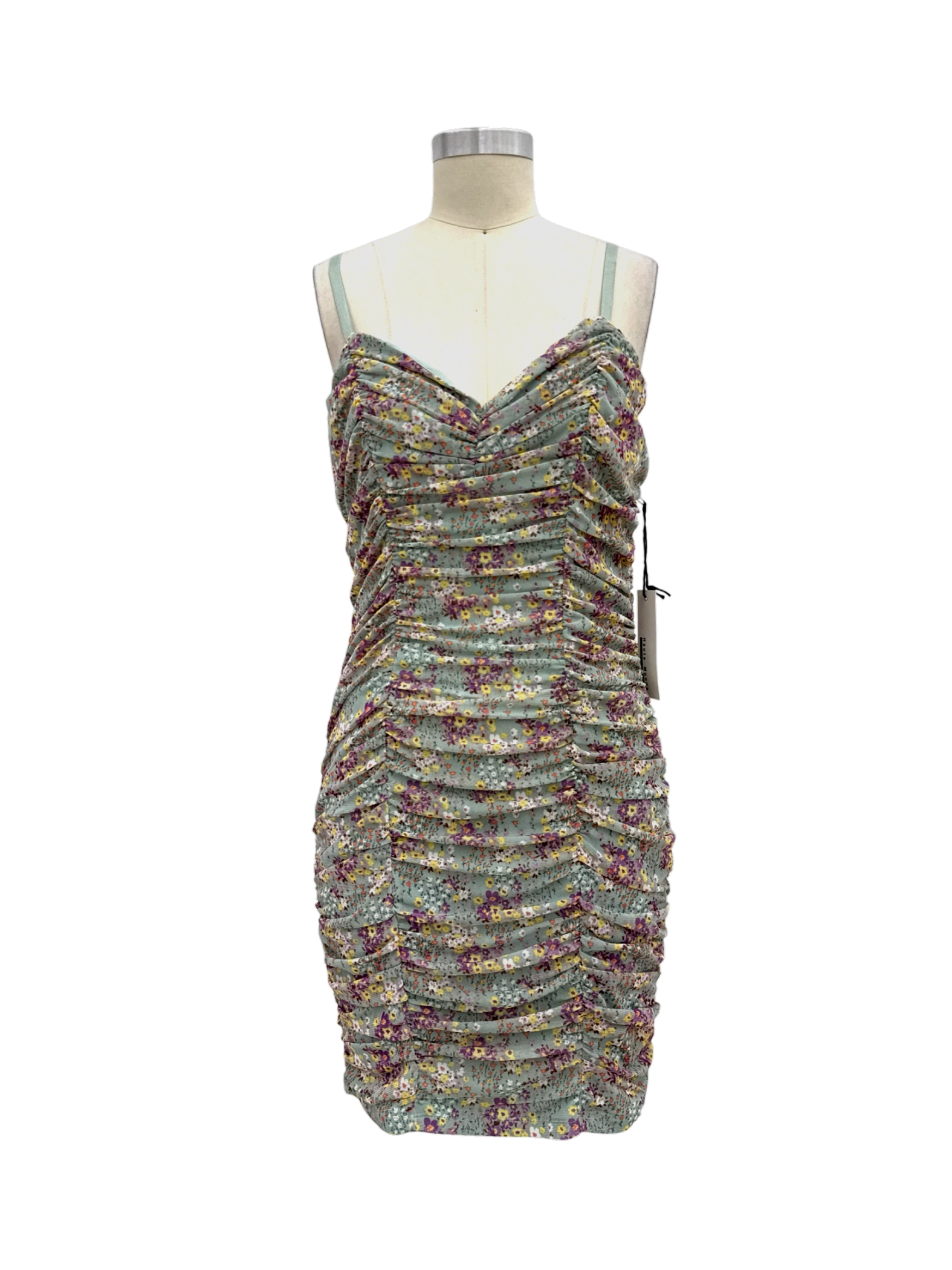 haute monde bodycon dress Haute Monde Nude Bandage Bodycon Dress L Corset Bustier Mini Club Stretch NWT
